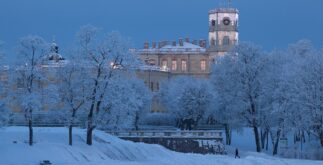 Гатчинский дворец зимой