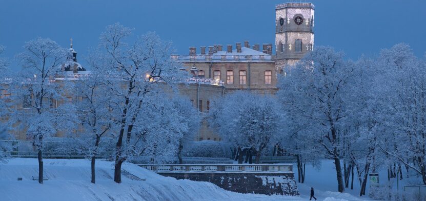 Гатчинский дворец зимой