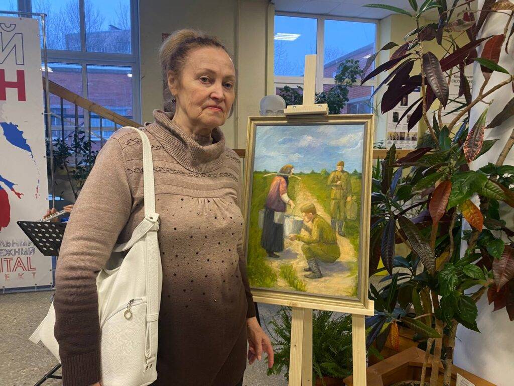 Надежда Качуровская и её картина "Дорога домой"