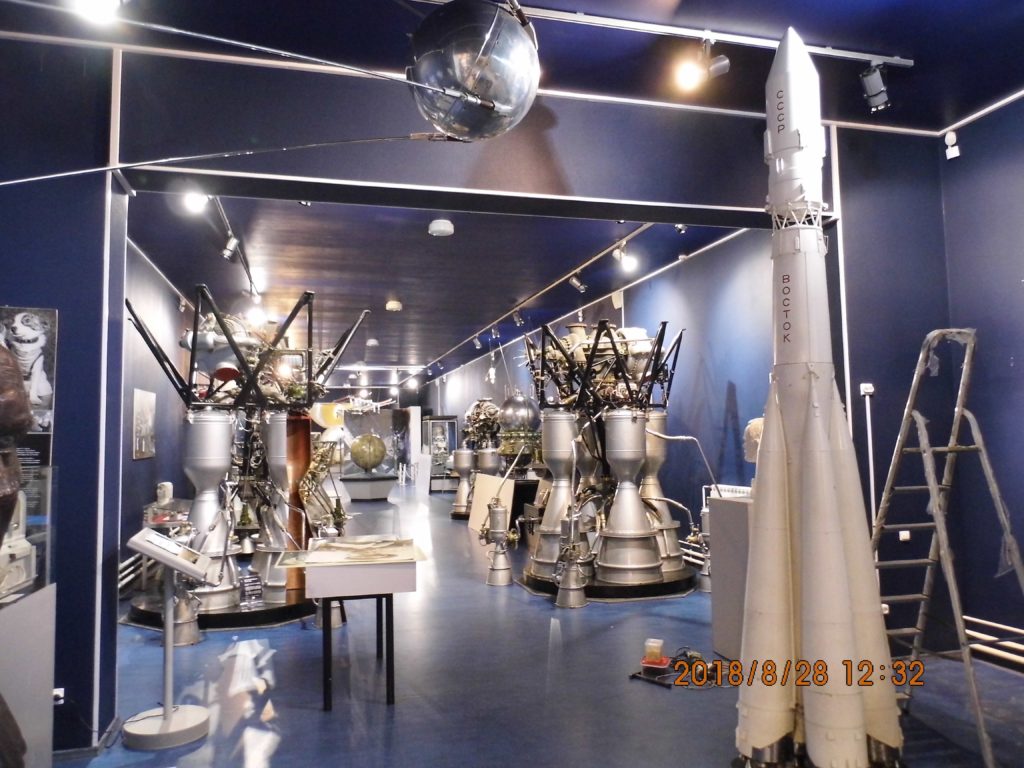 Фрагмент экспозиции Музея космонавтики