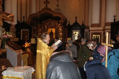 Молебен в Павловском собое