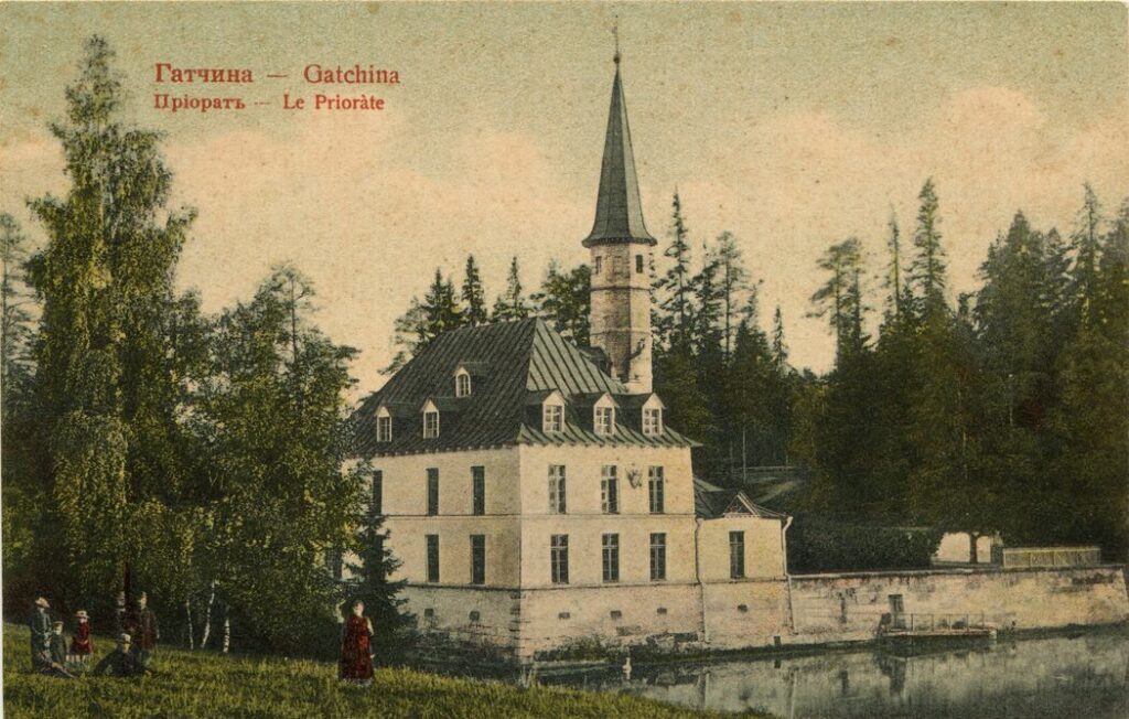 Приоратский дворец в Гатчине (1900-1904 гг., издание «Ришар»)