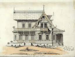 Проект дома Л.И. Шудибиля в Гатчине, 1879 год