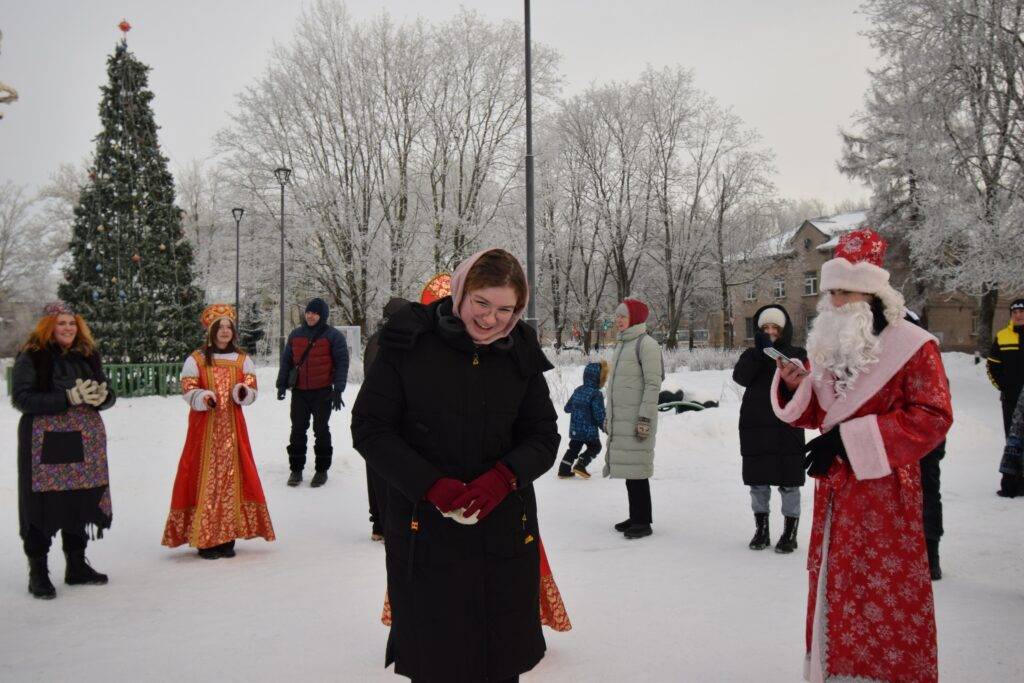 Дед Мороз на Театральной площади