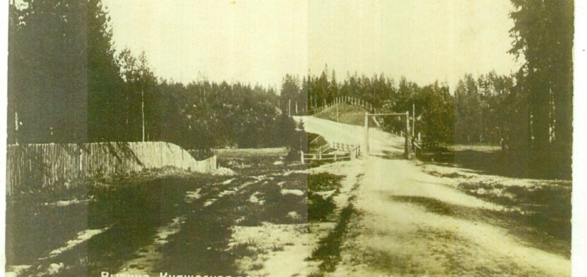 «Вырица. Княжеская долина мост улицы Шудибила». Почтова открытка 1914 года.