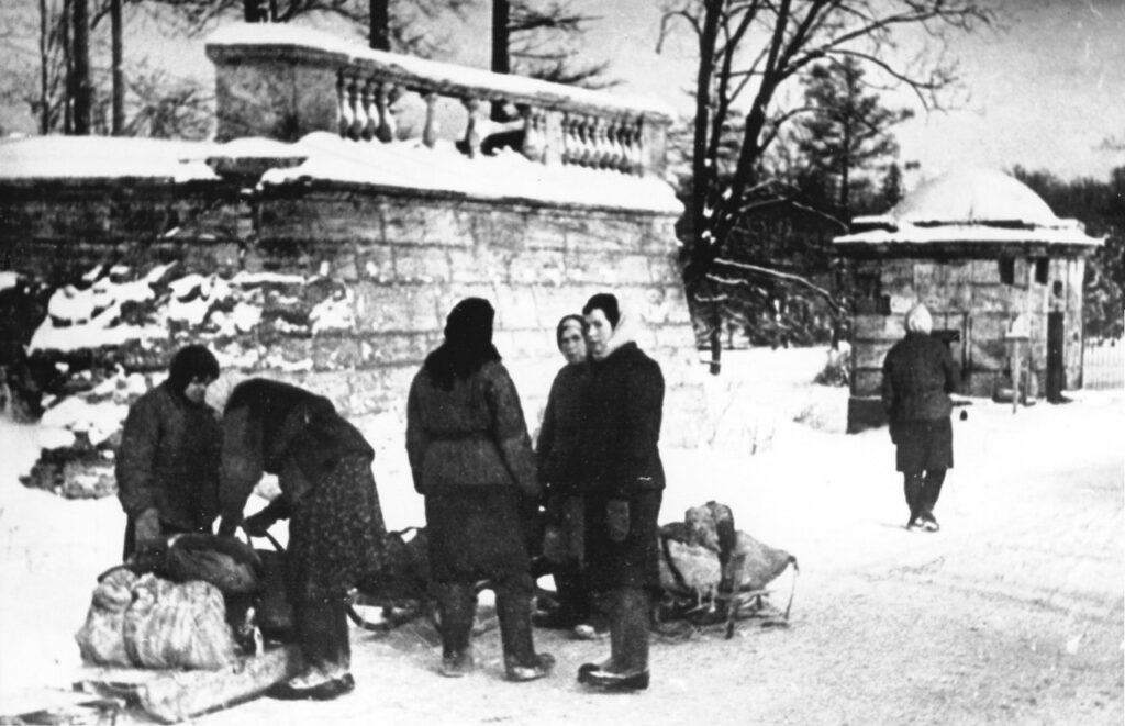 Зима в Гатчине 1941 года