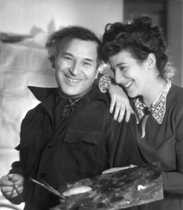 М. Шагал с женой